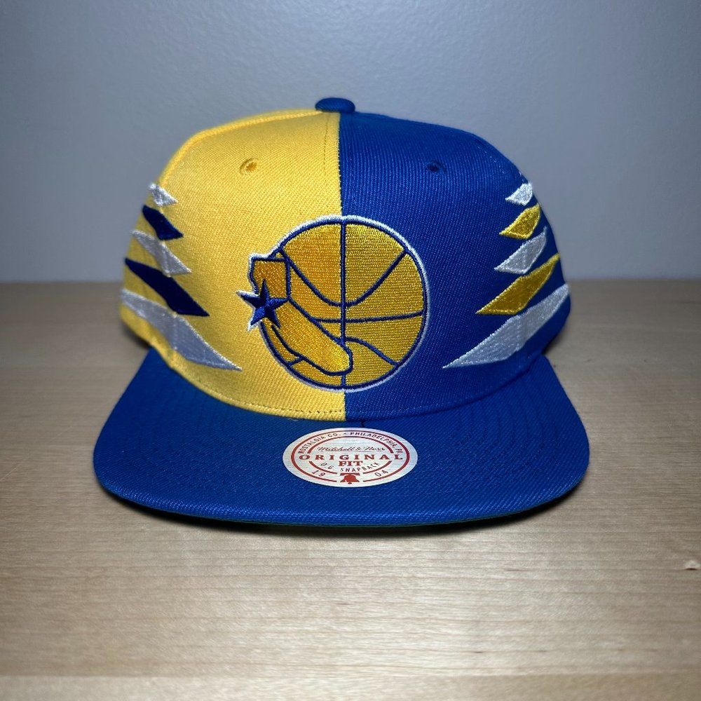 Golden State Warriors Baseball Hat Cap Mitchell & Ness Diamond Snapback New